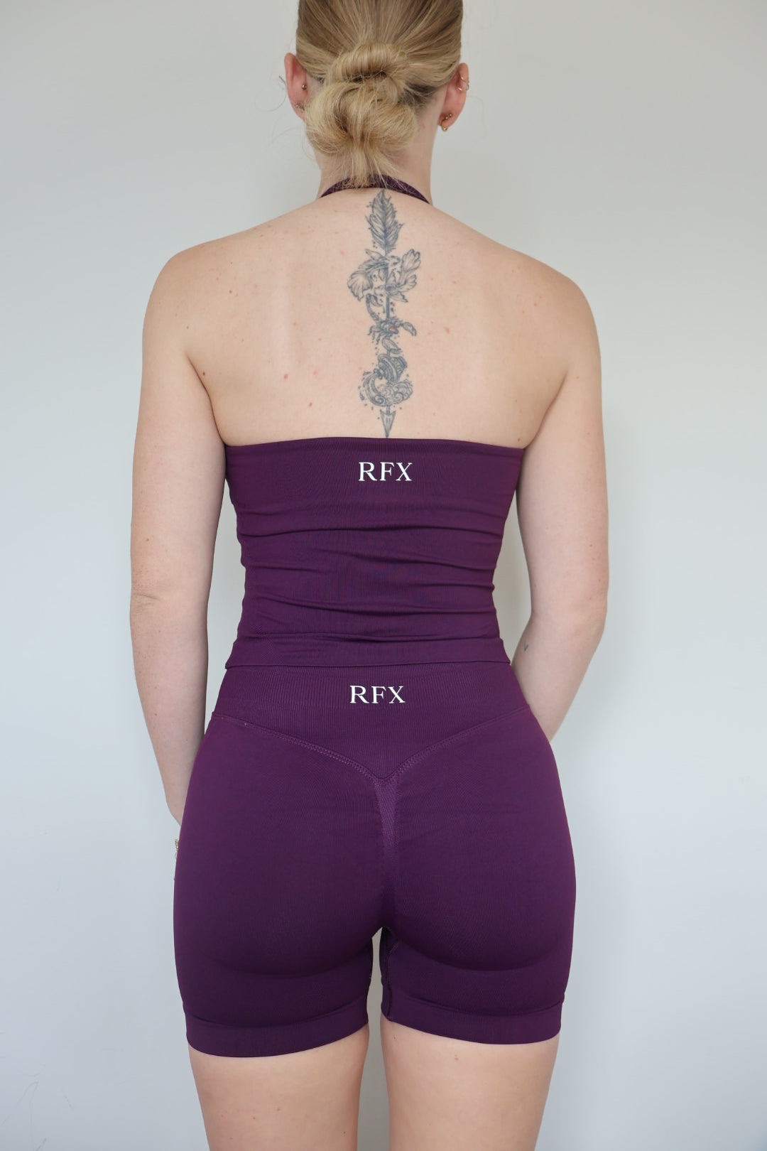Form & Flow Halter Tank - Vineyard Purple