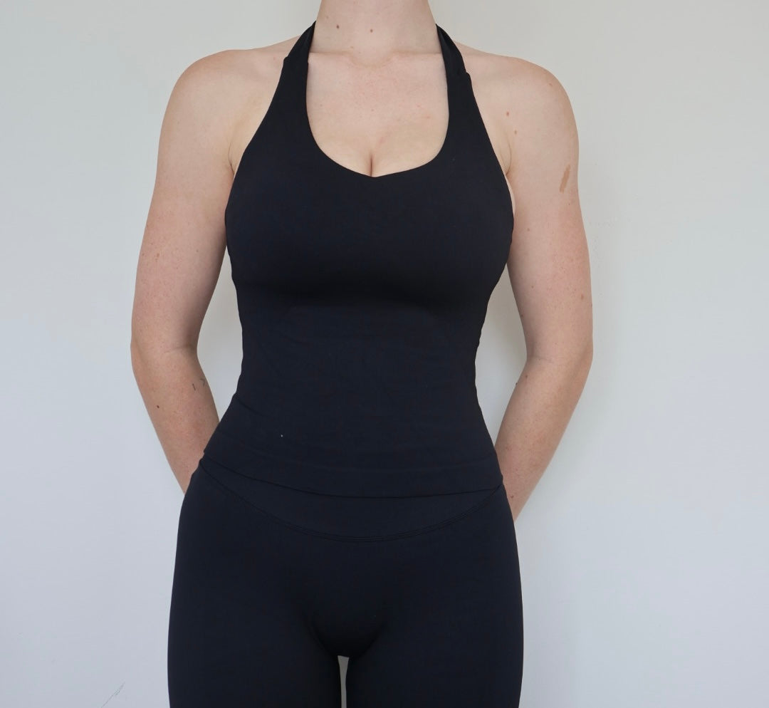 Form & Flow halter tank - Black