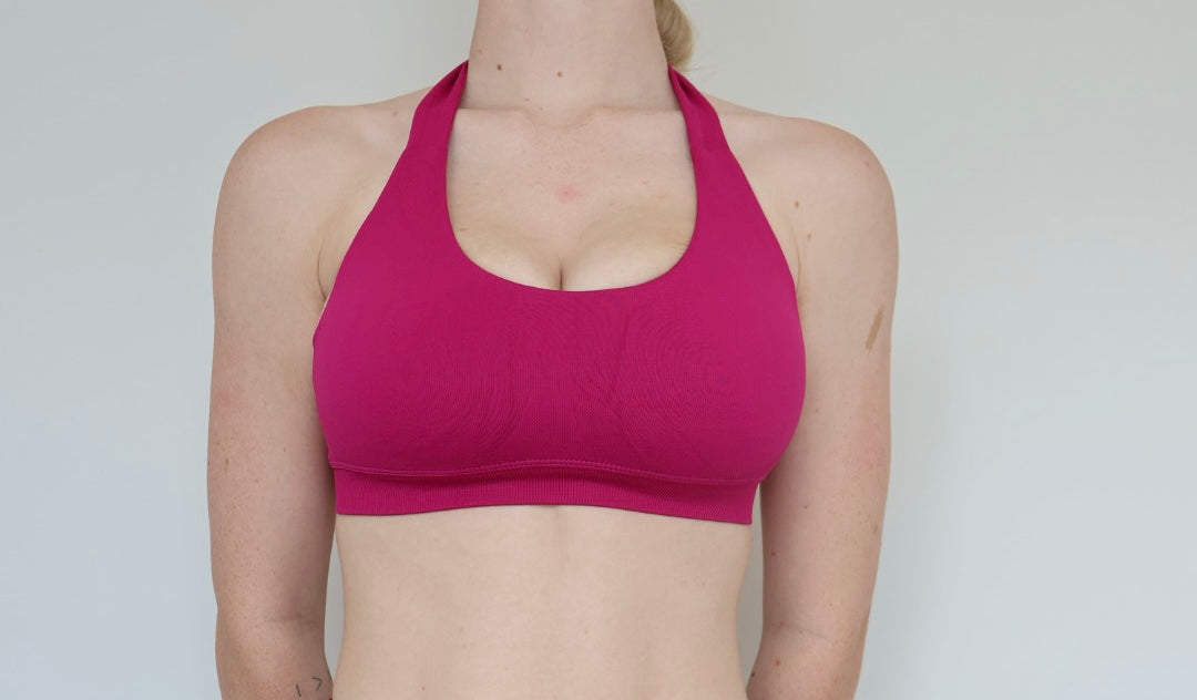 Form & Flow Halter Crop - Orchid