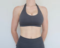 Form & Flow halter crop - Grey