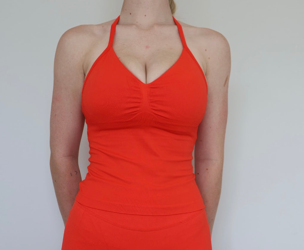 Silhouette X Tee - Crimson Orange